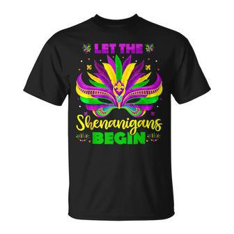 Mardi Gras Costume Let The Shenanigans Begin Mardi Gras 2023 T-Shirt | Seseable CA