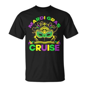 Mardi Gras Cruise Cruising Mask Cruise Ship Carnival T-Shirt - Seseable