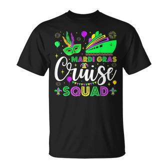 Mardi Gras Cruise Squad 2023 Matching Mardi Gras Decorations T-Shirt - Seseable