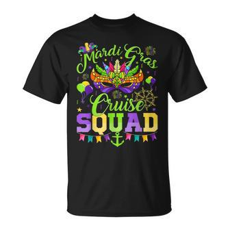 Mardi Gras Cruise Squad 2023 Matching Group Family Costume T-Shirt - Seseable