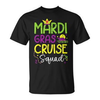 Mardi Gras Cruise Squad New Orleans Louisiana Parade T-Shirt - Seseable