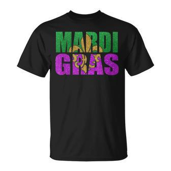 Mardi Gras Fleur-De-Lis T-Shirt - Seseable