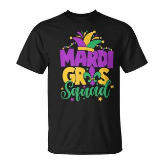 Mardi Gras Squad Party Costume Outfit Mardi Gras T-Shirt - Seseable