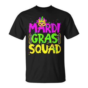 Mardi Gras Squad Party Costume Outfit Mardi Gras T-shirt - Thegiftio UK