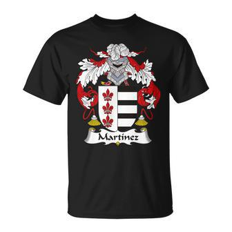 Martinez Coat Of Arms Crest T-shirt - Thegiftio UK