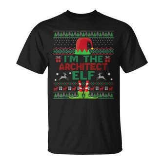 Matching Ugly Im The Architect Elf Christmas T-shirt - Seseable
