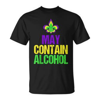 May Contain Mardi Gras T-Shirt - Seseable