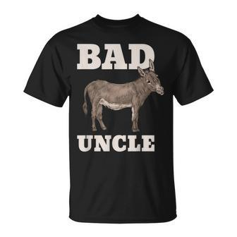 Mens Badass Uncle Funny Pun Cool Unisex T-Shirt | Mazezy