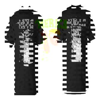 Merica Trump Bae Smoking Weed Cannabis 420 Stoner T-shirt - Thegiftio