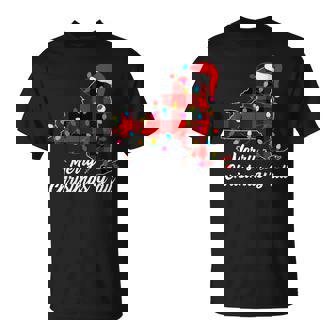 Merry Christmas Yall Texas State Family Group Matching T-shirt | Seseable FR