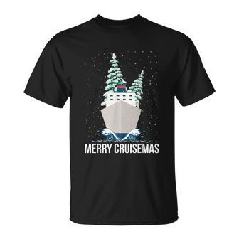 Merry Cruisemas Christmas Cruise Caribbean Bahamas Unisex T-Shirt - Monsterry