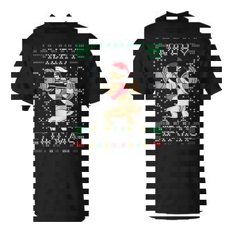 Merry Liftmas Ugly Christmas Sweater Miss Santa Gym Booty T-shirt - Thegiftio