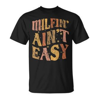 Milfin Aint Easy Colorful Text Stars Blink Blink Unisex T-Shirt | Mazezy