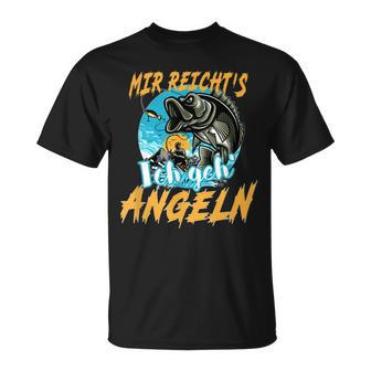 Mir Reichts Ich Geh Angeln Angel Angler Fischen Geschenk T-Shirt - Seseable