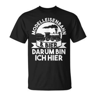Modelleisenbahn Eisenbahn Modellbau T-Shirt - Seseable