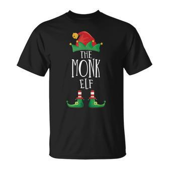 Mönch Elf Familie Passender Pyjama Weihnachten Gamer Elf T-Shirt - Seseable