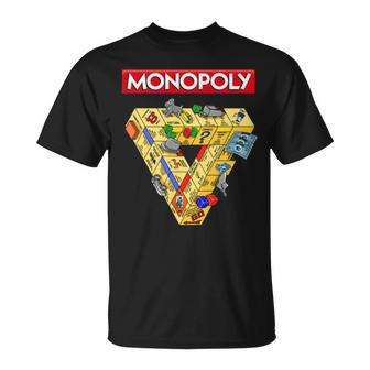 Monopoly Man Throwing Money Unisex T-Shirt | Mazezy