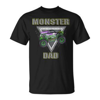 Monster Truck Dad Fathers Day Monster Truck Are My Jam T-Shirt - Seseable