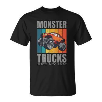Monster Trucks Are My Jam Unisex T-Shirt - Monsterry