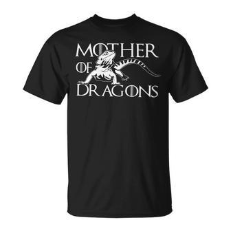 Mother Of Bearded Dragon Lovers Funny Mom Mommy Grandma Mama Gift For Womens Unisex T-Shirt | Mazezy