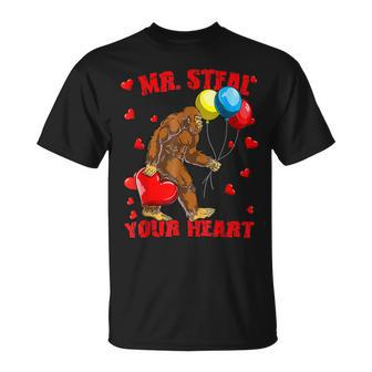 Mr Steal Your Heart Toddlers Boys Kids Valentines Day V2 T-Shirt - Seseable