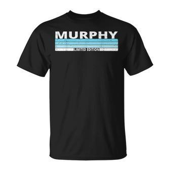 Murphy Surname Birthday Family Reunion 80S 90S Blue Sunset Unisex T-Shirt | Mazezy