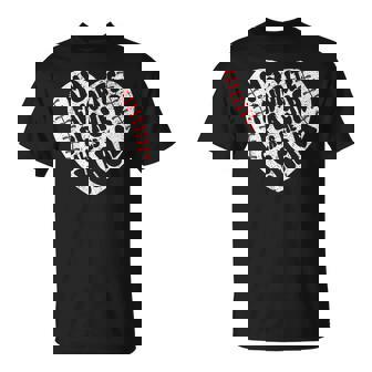 My Favorite Player Calls Me Yaya Heart Baseball Player Unisex T-Shirt | Mazezy