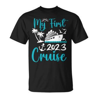 My First Cruise 2023 Kids Family Vacation Cruise Ship Travel Unisex T-Shirt | Mazezy UK