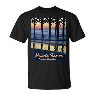 Myrtle Beach - South Carolina - Aesthetic Design - Classic Unisex T-Shirt | Mazezy