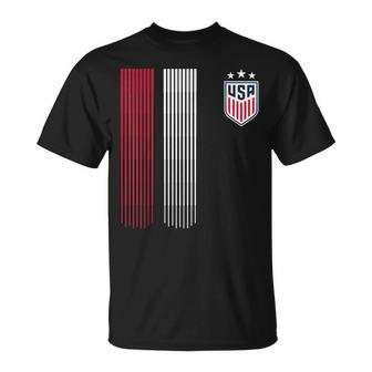 National America Flag Usa American Football Fan Soccer Team V4 T-shirt - Thegiftio UK