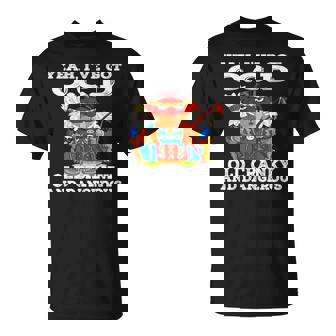 Native American Yeah I’Ve Got Ocd Old Cranky And Dangerous Unisex T-Shirt | Mazezy