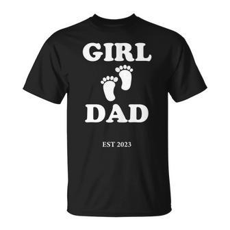 New Dad Pregnancy Announcement For Girl Dads Fathers Day T-shirt - Thegiftio UK