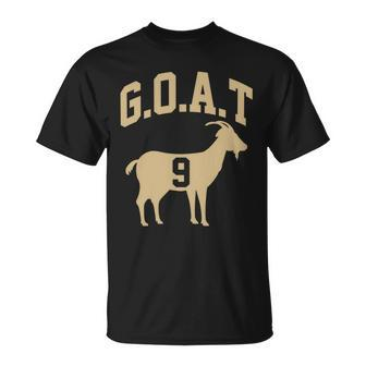 New Orleans Football No 9 Goat T-shirt - Thegiftio UK