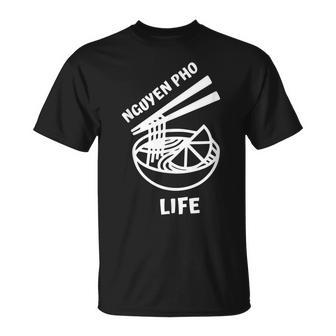 Nguyen Pho Life Vietnamese Food Novelty T-shirt - Thegiftio UK