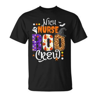 Nicu Nurse Boo Crew Halloween Nicu Nurse Party Costume T-shirt - Thegiftio UK
