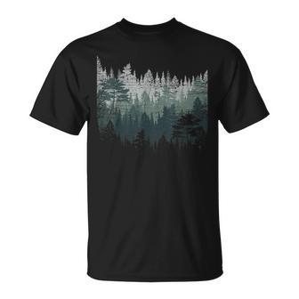 Night Nature Wildlife Trees Outdoor Forest Unisex T-Shirt | Mazezy