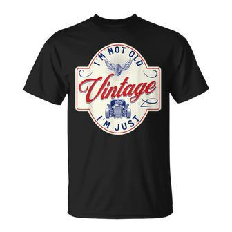 Im Not Old Im Just Vintage Dad Classic Car T-Shirt - Seseable