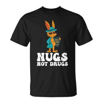 Nugs Not Drugs Delicious Chicken Nugget Bucket V4 T-Shirt - Seseable