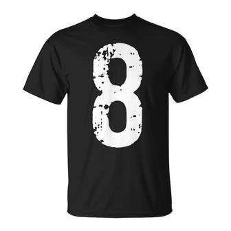 Number 8 Lucky Number Eight T-Shirt - Seseable