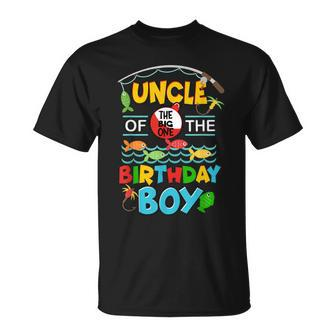 O Fish Ally One Birthday Outfit Uncle Of The Birthday Boy Unisex T-Shirt | Mazezy
