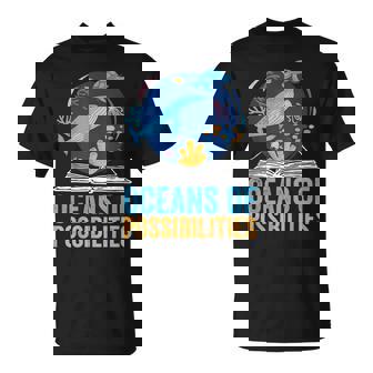 Oceans Of Possibilities Summer Reading 2023 Librarian Unisex T-Shirt | Mazezy