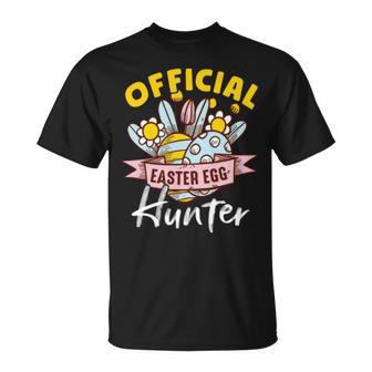 Official Easter Egg Hunter Retro Unisex T-Shirt | Mazezy