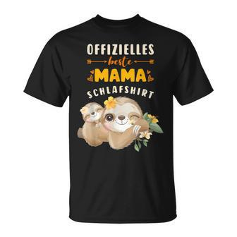 Offizielles Beste Mama Schlaf Für Mutter T-Shirt - Seseable