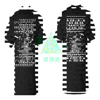 Oh Chemist Tree Ho Ho Ho Ugly Christmas Science Chemistry V2 T-shirt - Thegiftio