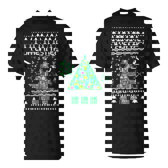 Oh Chemist Tree Ho Ho Ho Ugly Christmas Science Chemistry V3 T-shirt - Thegiftio