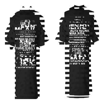 Once A Mechanic Always A Mechanic Its Like The Mafia Men Unisex T-Shirt | Mazezy