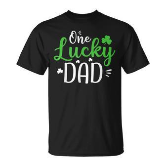 One Lucky Dad St Patricks Day dy V2 T-shirt - Thegiftio UK