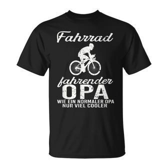 Opa auf Fahrrad T-Shirt, Cool für Radfahrende Großväter - Seseable