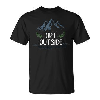 Opt Outside Nature Lover T-shirt - Seseable