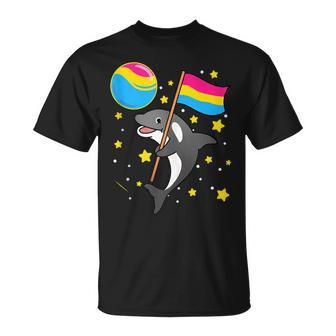 Orca In Space Pan Pride Unisex T-Shirt | Mazezy